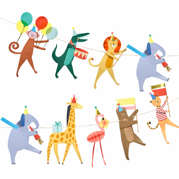 Guirlande animaux en parade