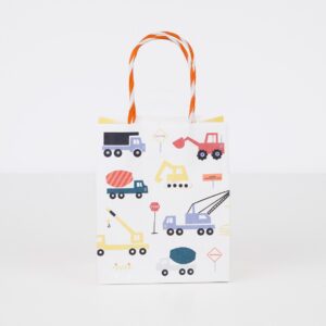 Sacs cadeaux construction (x8)