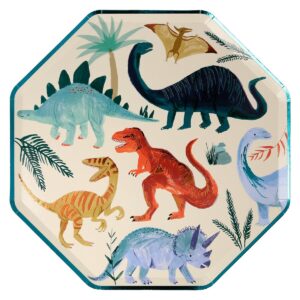 Grandes assiettes dinosaures (x8)