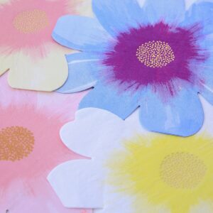 Serviettes jardin de fleurs (x16)