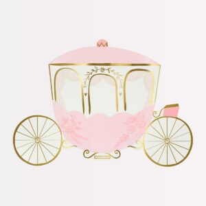 Assiettes carrosse de princesse (x8)