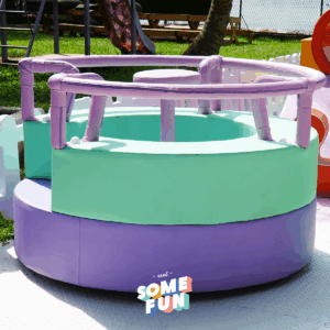 Manège électrique coloré