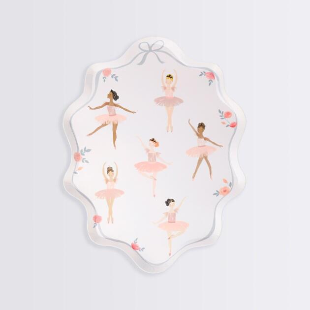 Assiettes ballerine x8