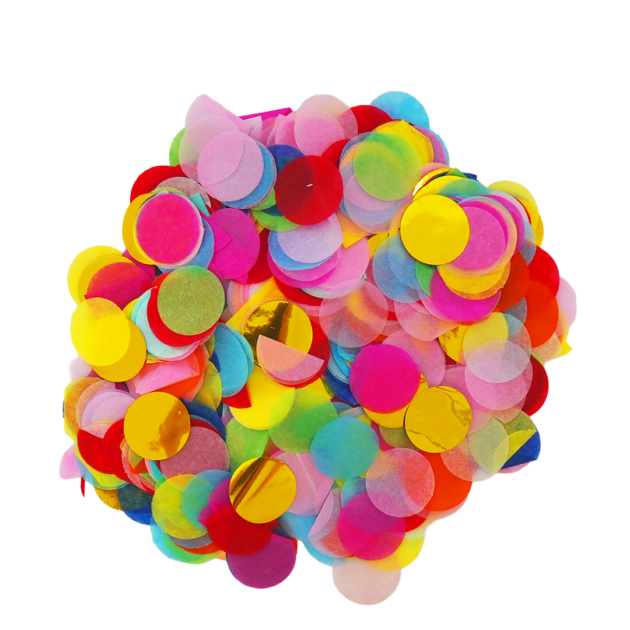 Confettis multicolores
