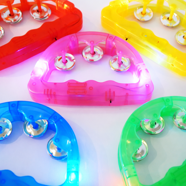 Tambourins lumineux x5