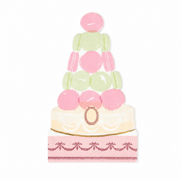 Serviettes macarons x16