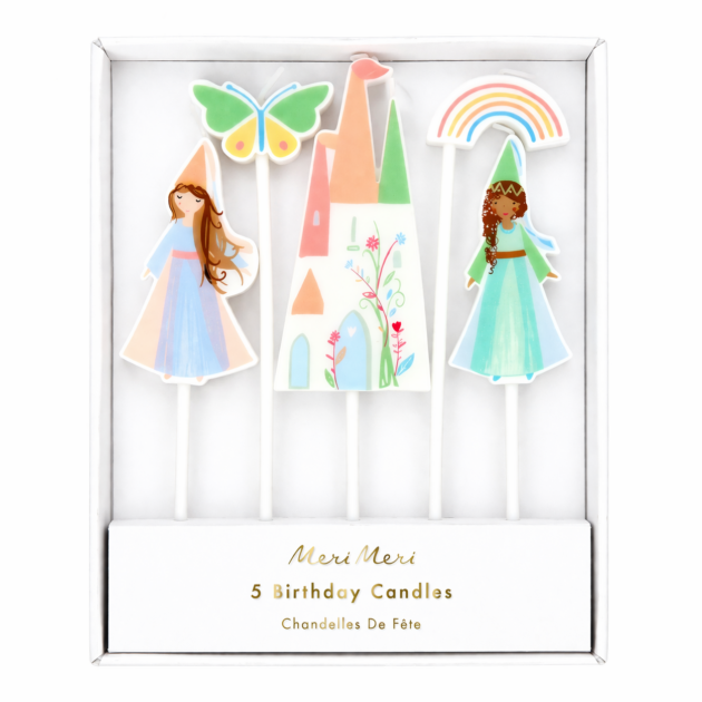 Bougies princesse x5