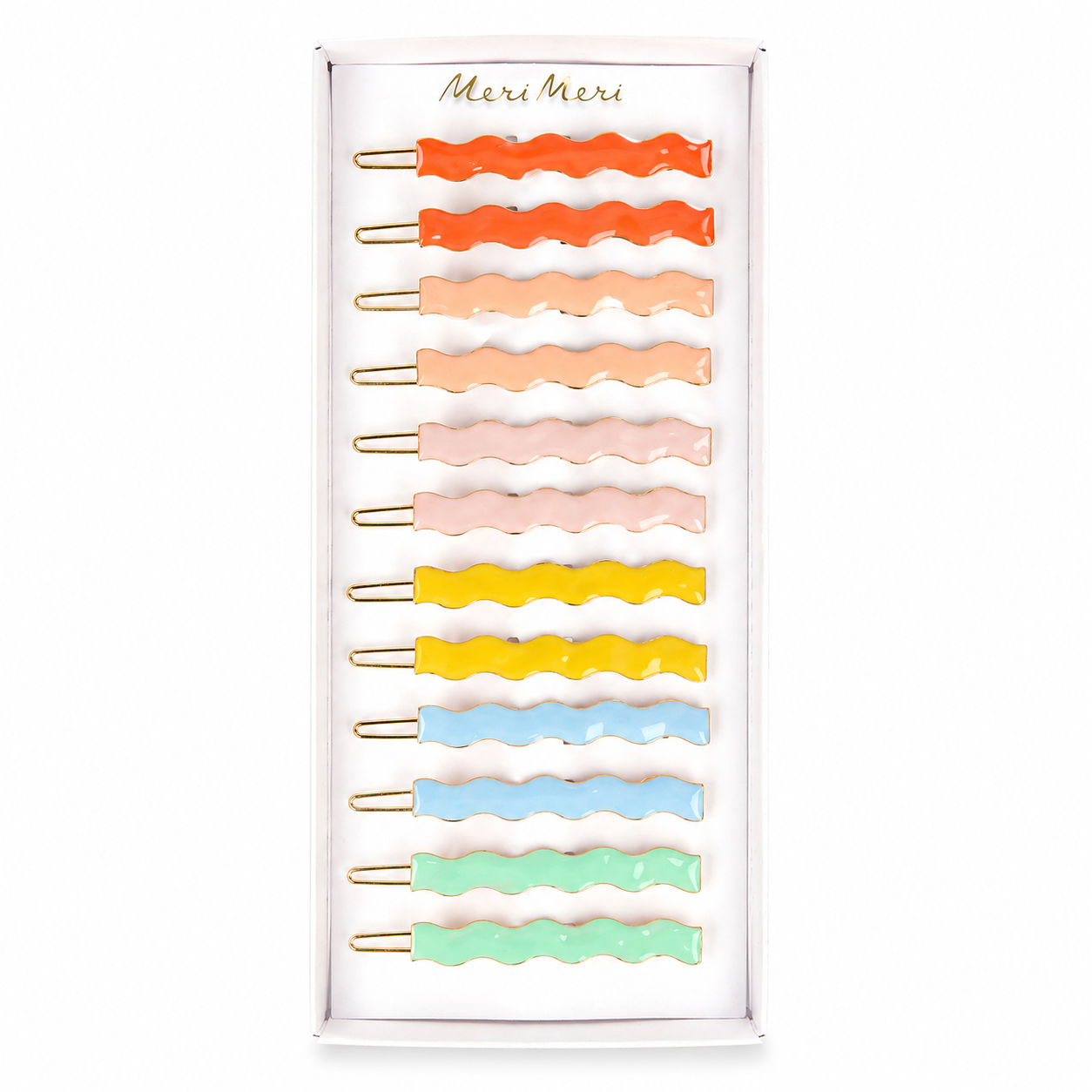 Barrettes wavy x12