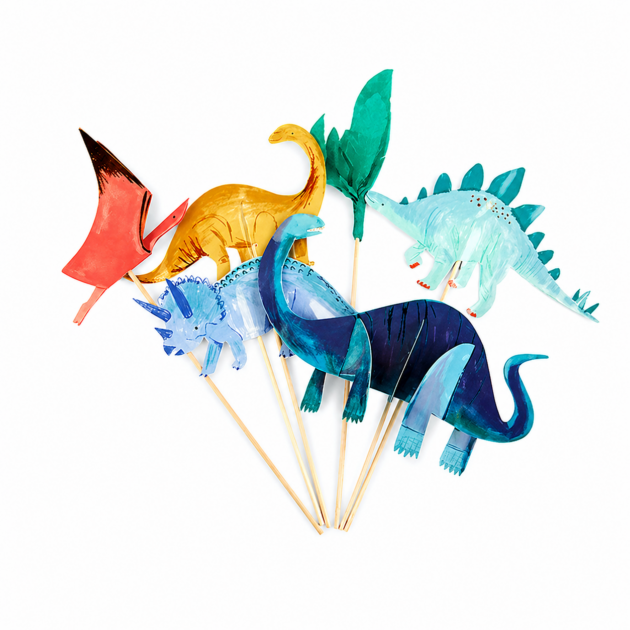 Toppers dinosaures x6