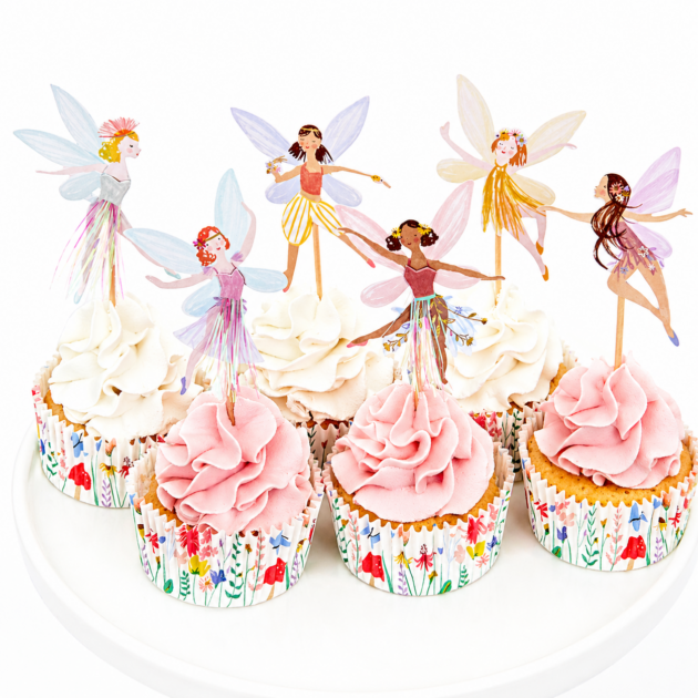Cupcake kit fées (x24 toppers)