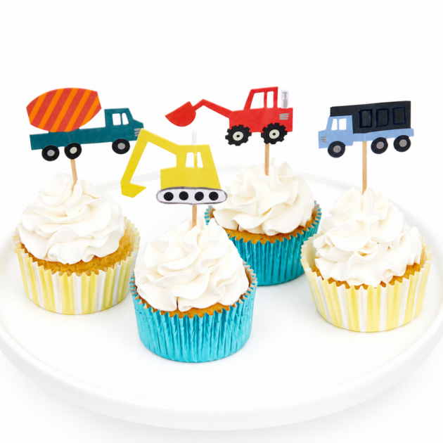 Cupcake kit construction (x24 toppers)