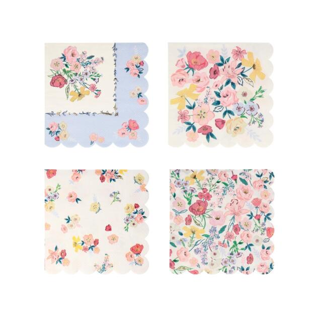 Serviettes english garden x16