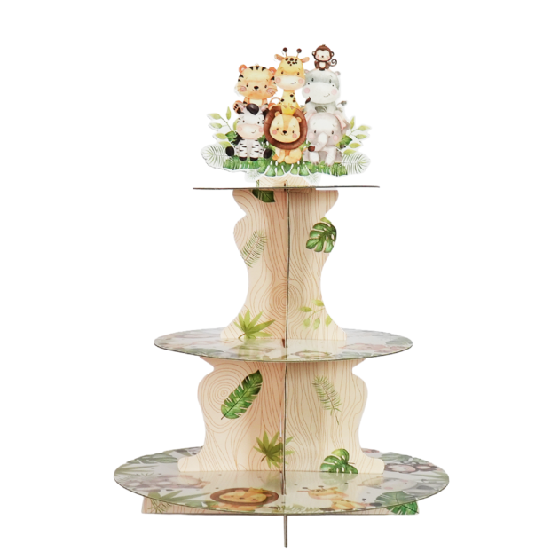 Présentoir animaux de la jungle