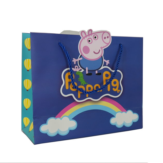 Sacs cadeaux Peppa Pig Bleu x10