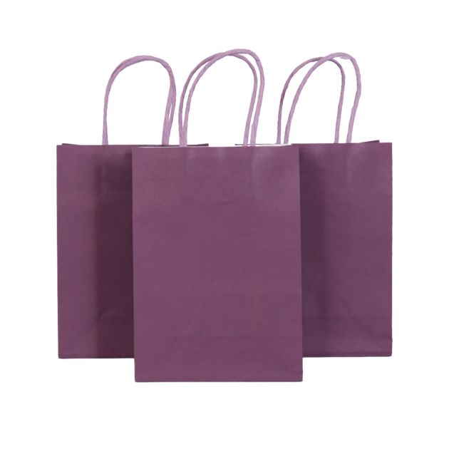 Sacs cadeaux violets x10