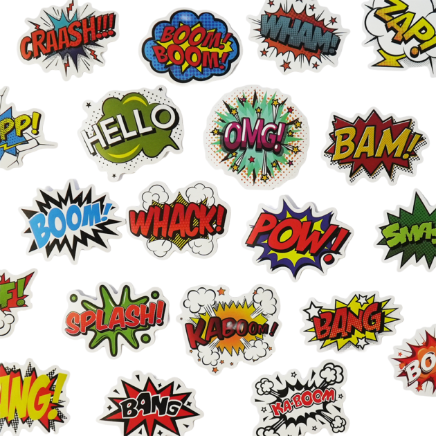 Stickers super-héros x50