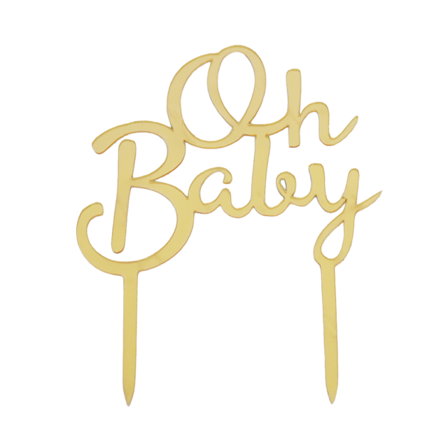 Topper Oh baby doré