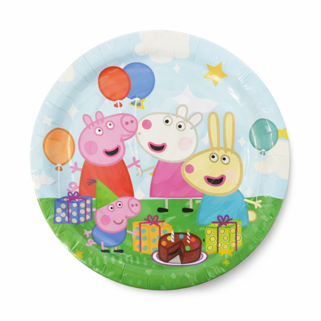 Grandes assiettes Peppa Pig x10