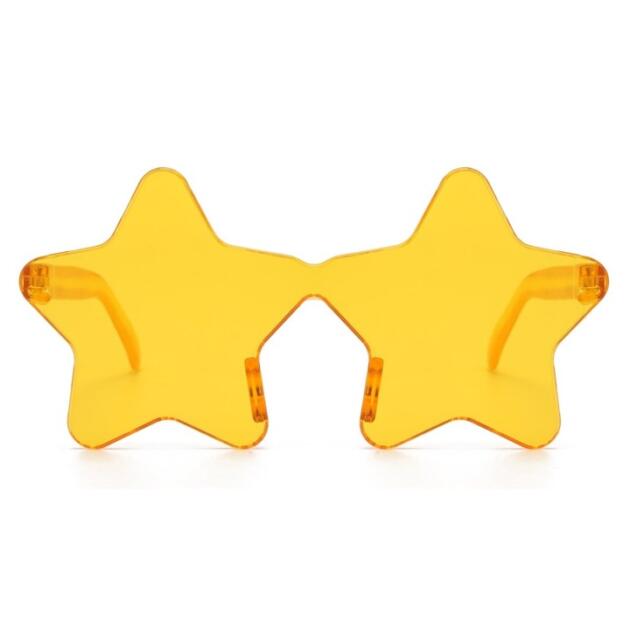 Lunette étoiles jaune