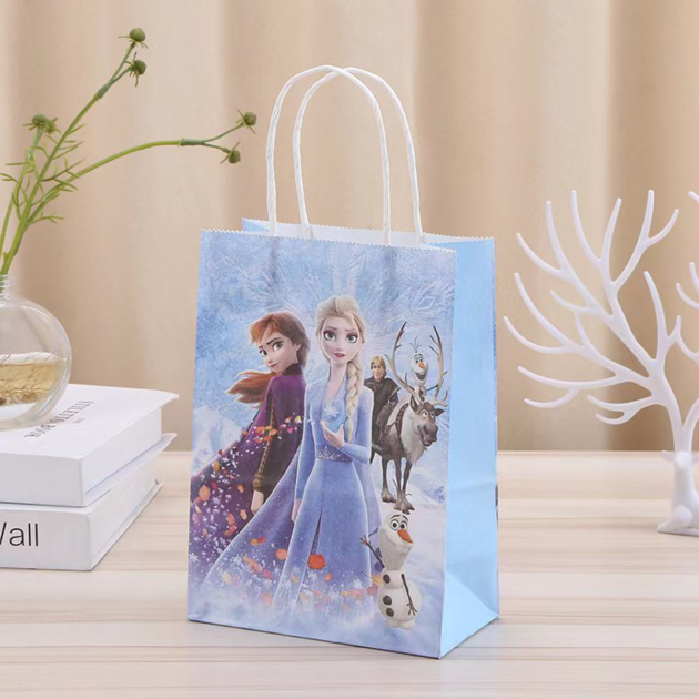 Sacs cadeaux Reine des neige x12