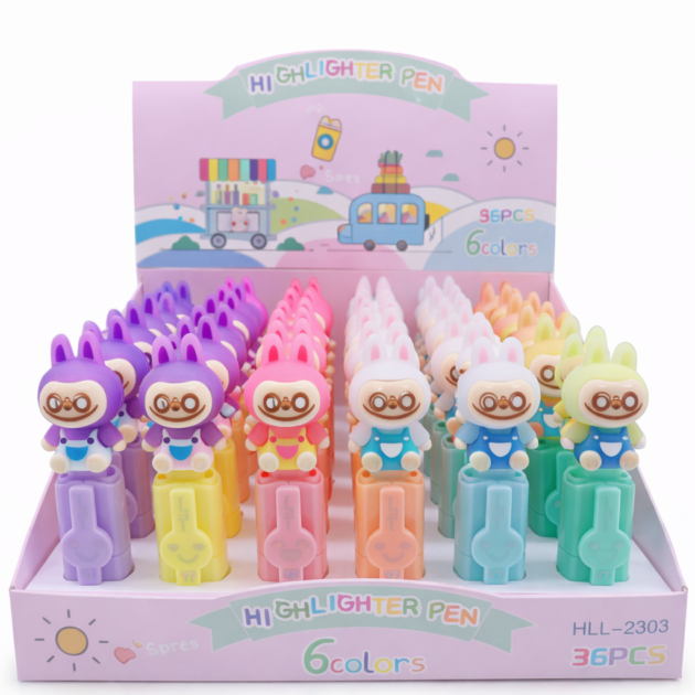 Surligneurs Labubu x6