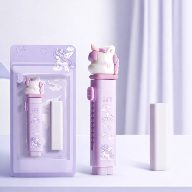 Gomme licorne avec recharge