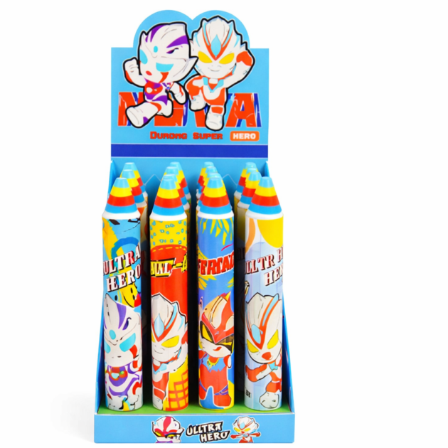 Gommes crayon super-héros x4