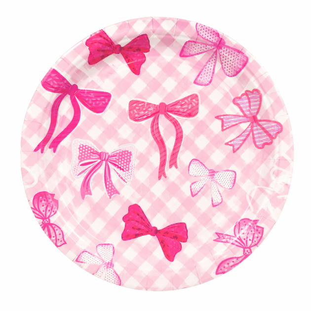 Grandes assiettes noeuds x8
