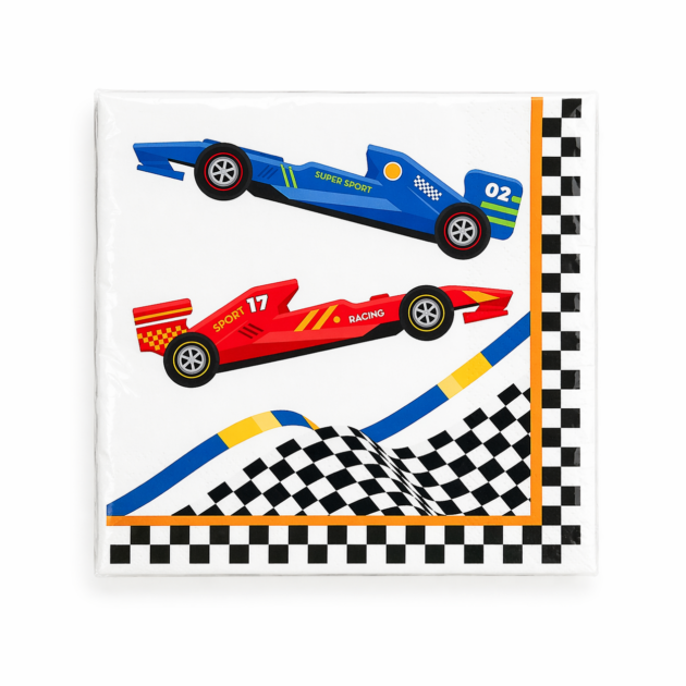 Serviettes racing x16