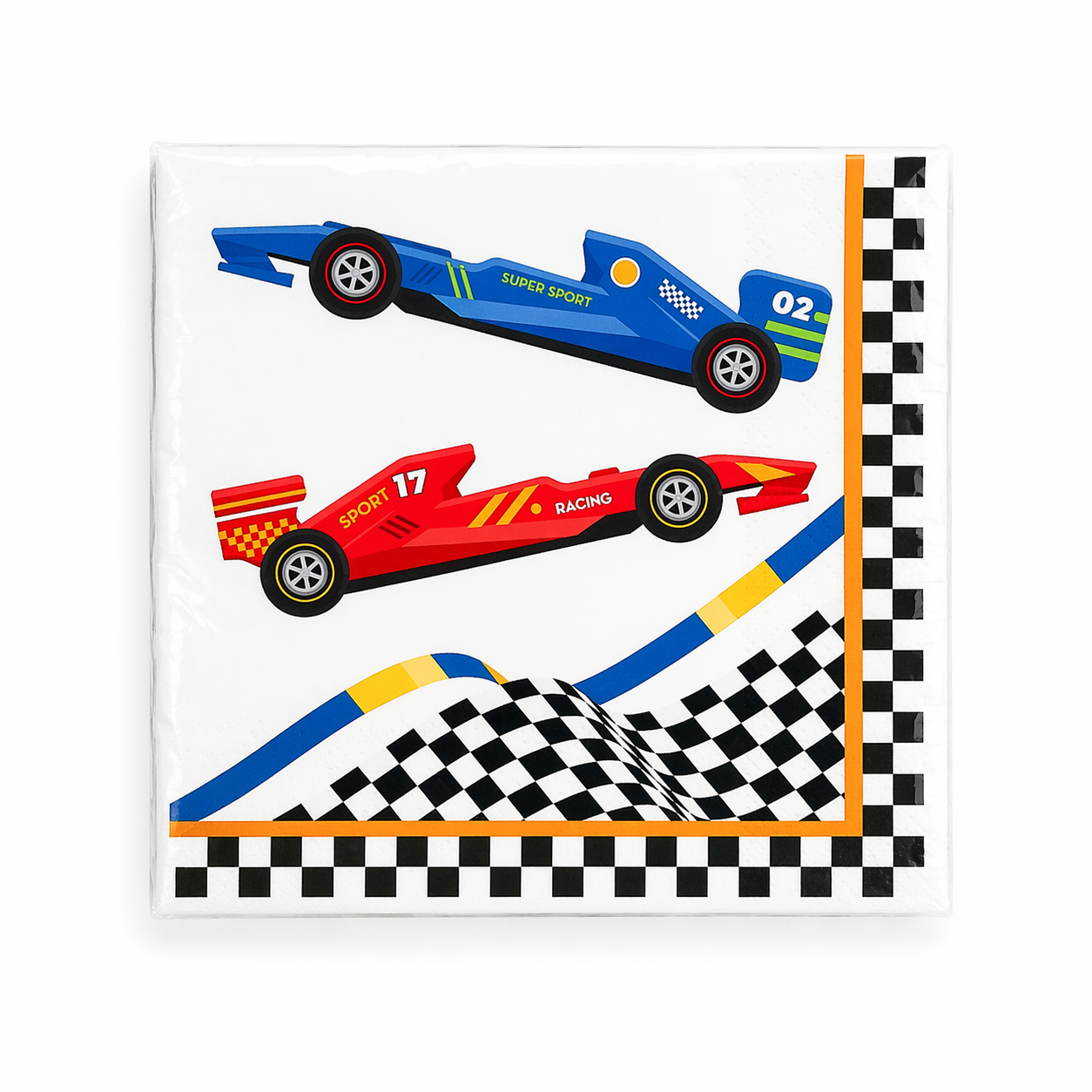 Serviettes racing x16
