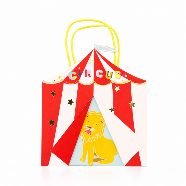 Sacs cadeaux cirque x8