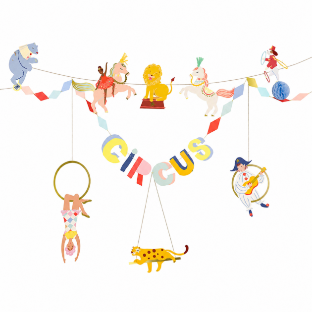 Guirlande animaux du cirque
