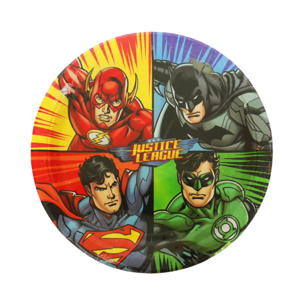 Assiettes super-héros x8