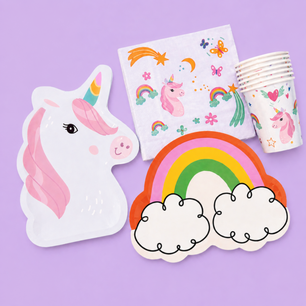 Kit vaisselle licorne