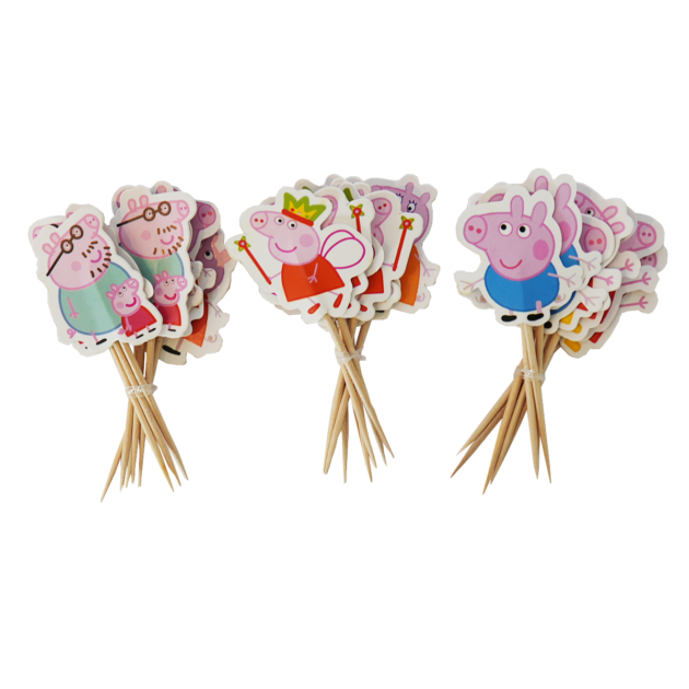 Toppers Peppa pig x12