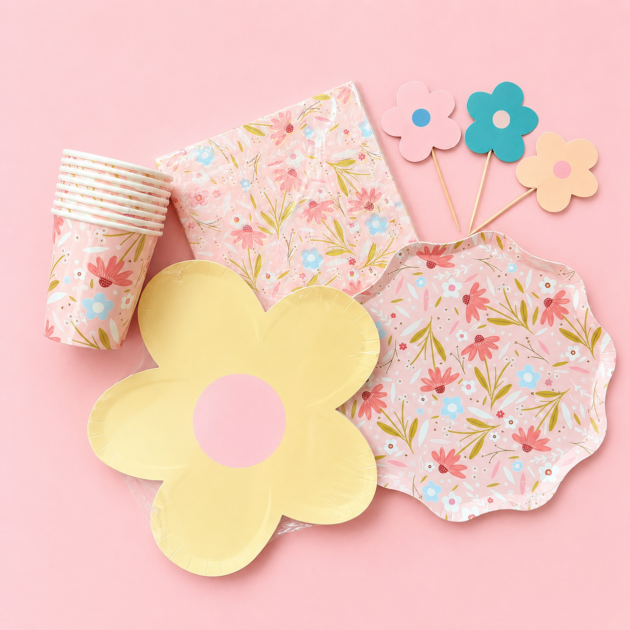 Kit vaisselle fleurs