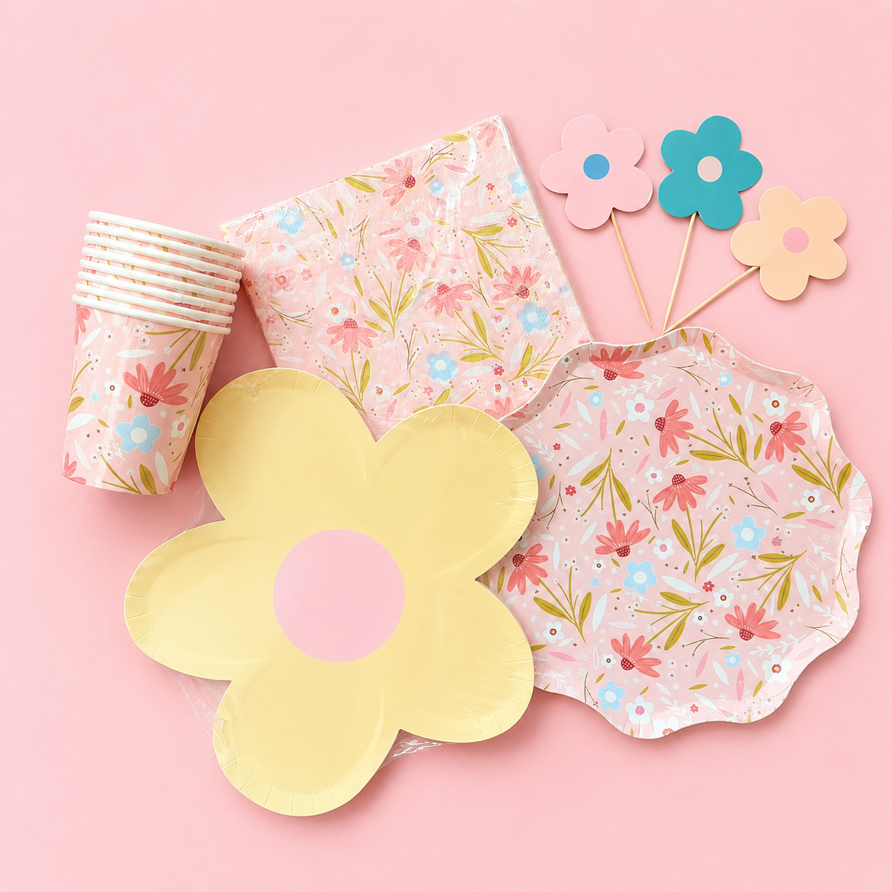 Kit vaisselle fleurs