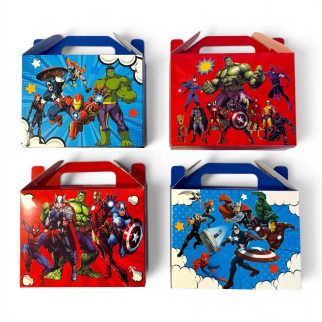 Boites à goûter super-héros x12