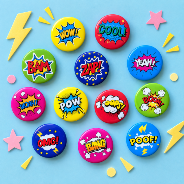 Pins Super-Héros x12