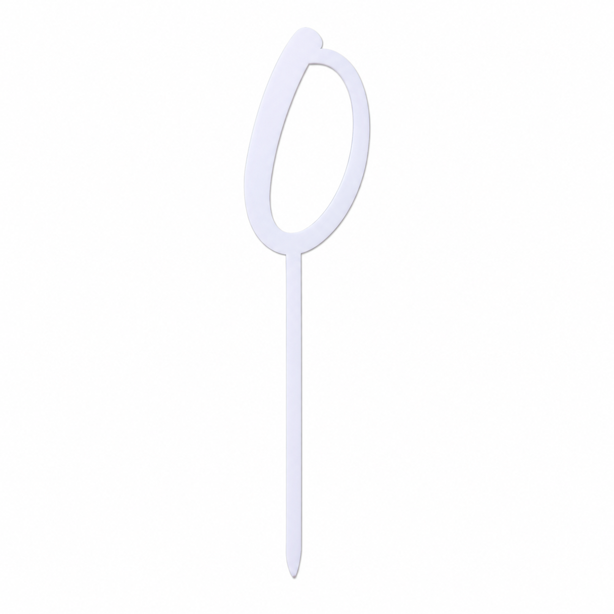 Topper chiffre 0 pastel