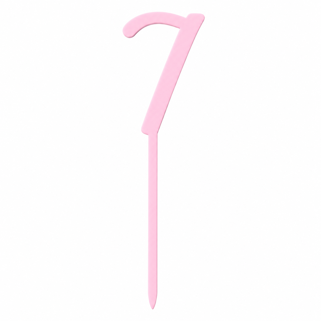 Topper chiffre 7 pastel
